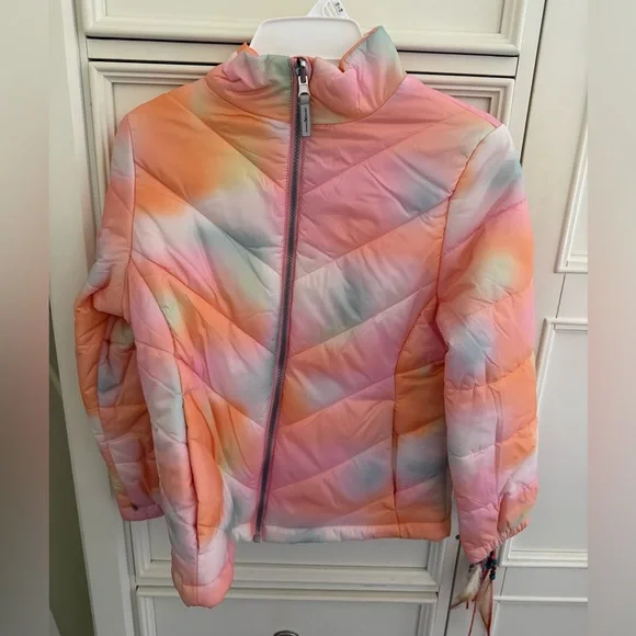 ZeroXposur Size 10/12 Pink and Gray Kids Ski Jacket